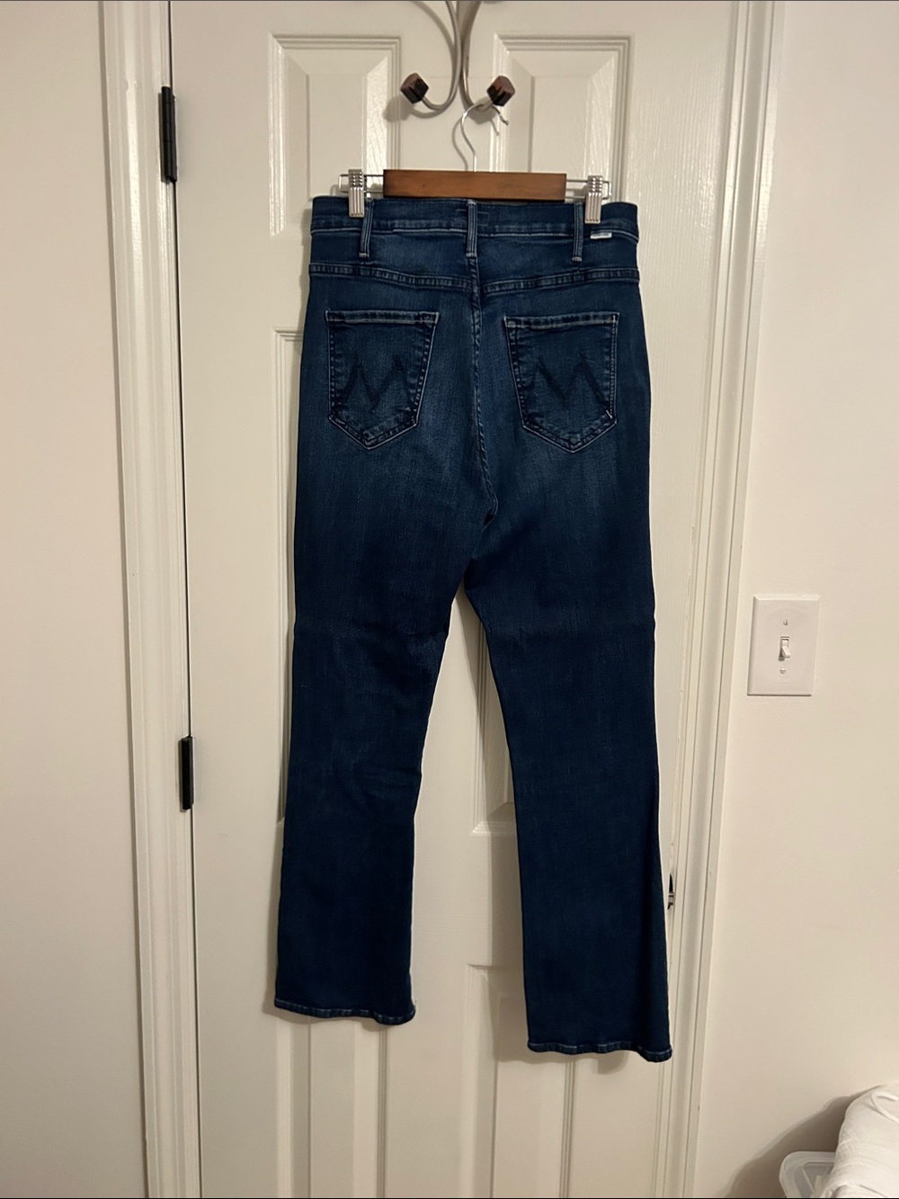 MOTHER The Hustler Ankle “Heirloom” Blue High-Rise Jeans - Picture 4 of 10